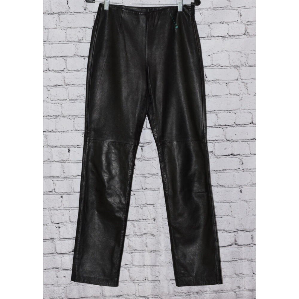 Hugo Buscati Collection Soft Leather Pants Womens Size 4 Lined